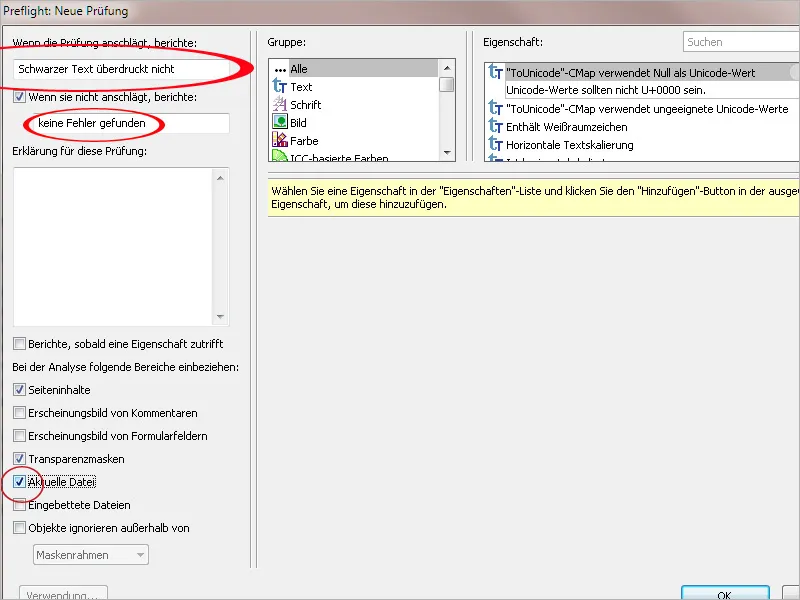 Define user-defined checking and correction rules in Acrobat