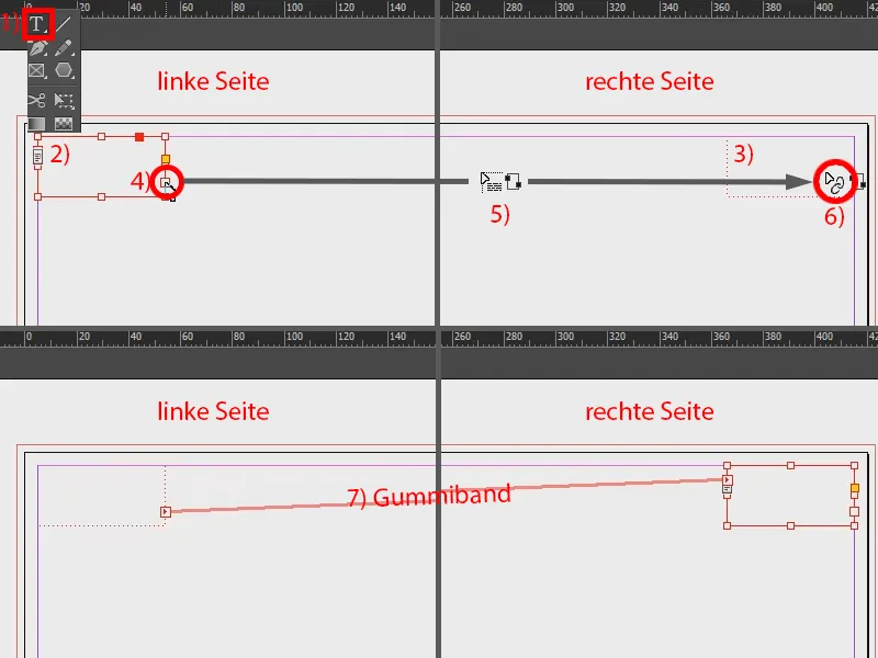 Numérotation continue et double des pages sur une page