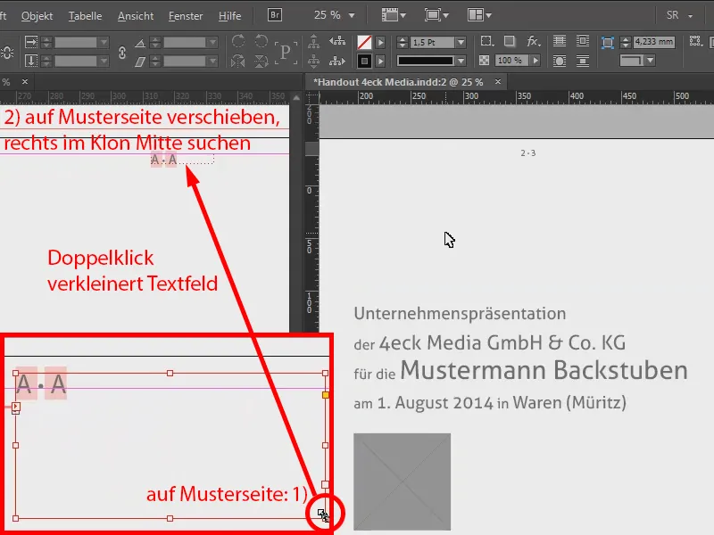 Numérotation continue et double des pages sur une page