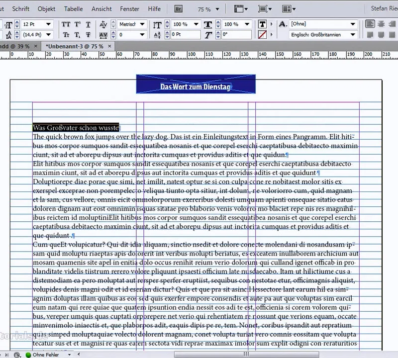 Formater une chronique en un seul clic