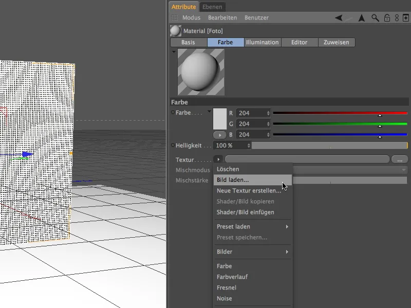 A 13-as kiadásban új - képmozaik a MoGraph Multi-Shader segítségével.