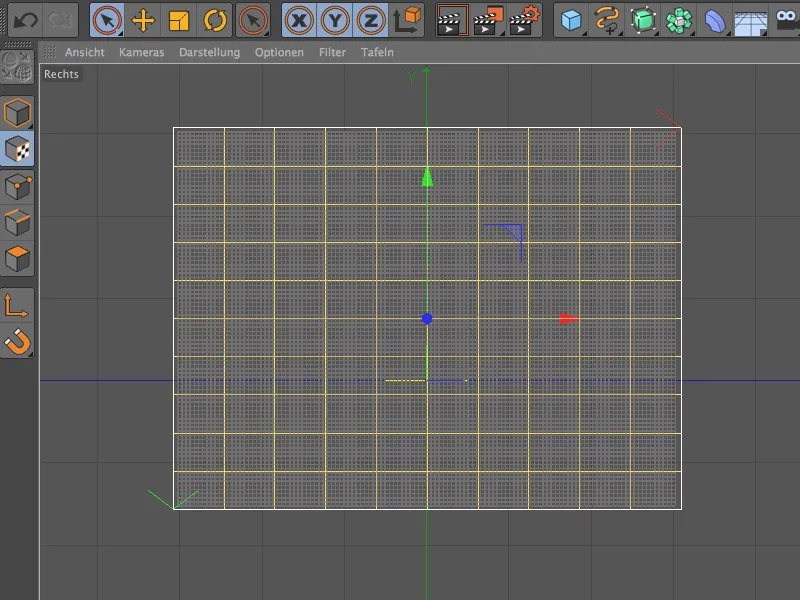 Újdonság a 13. verzióban - képmozaik a MoGraph Multi-Shader használatával