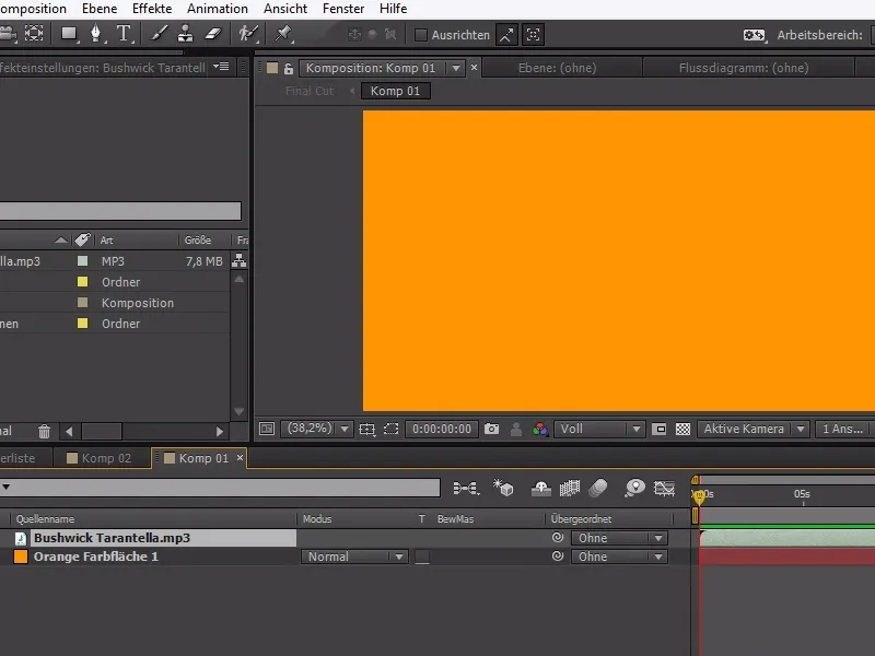 Tips og tricks til animation i After Effects: Lyd i underkompositioner