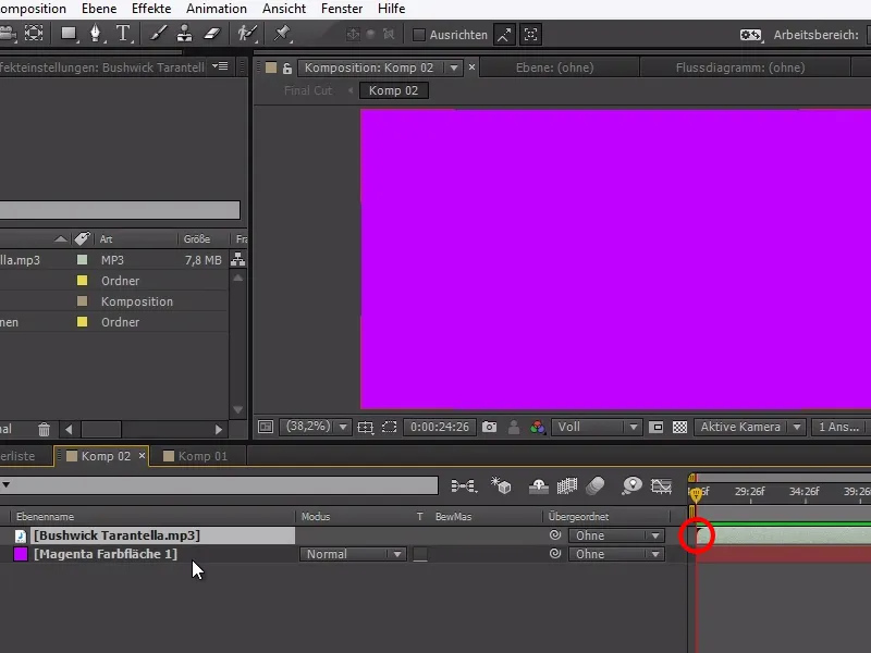 Tips dan trik untuk animasi di After Effects: Audio di dalam subkomposisi