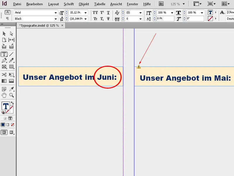 Typografie in InDesign