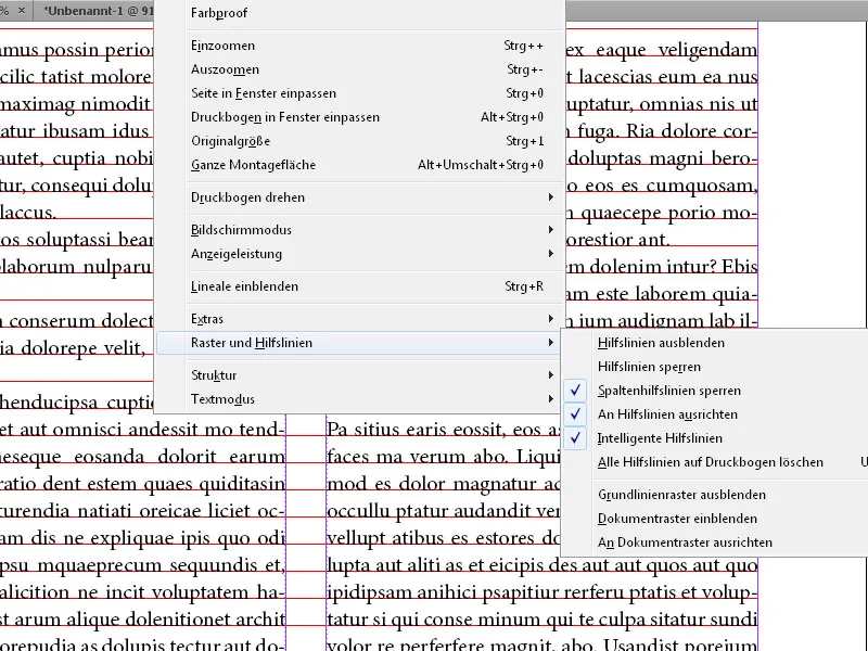 Typografie in InDesign