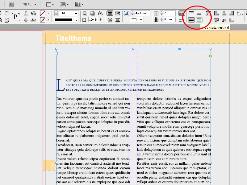 Typografie in InDesign