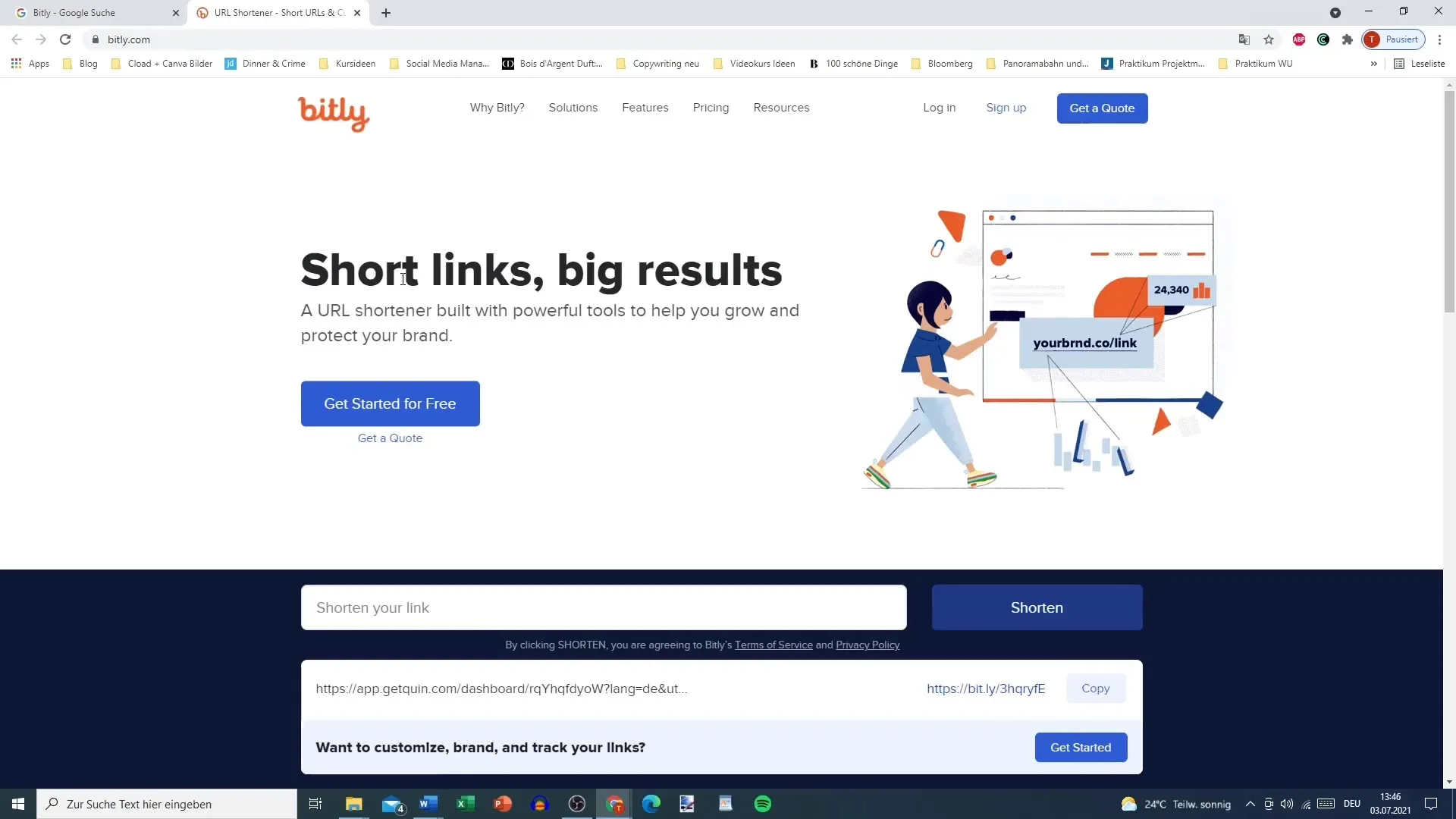 Measure affiliate links with Bitly for optimal success