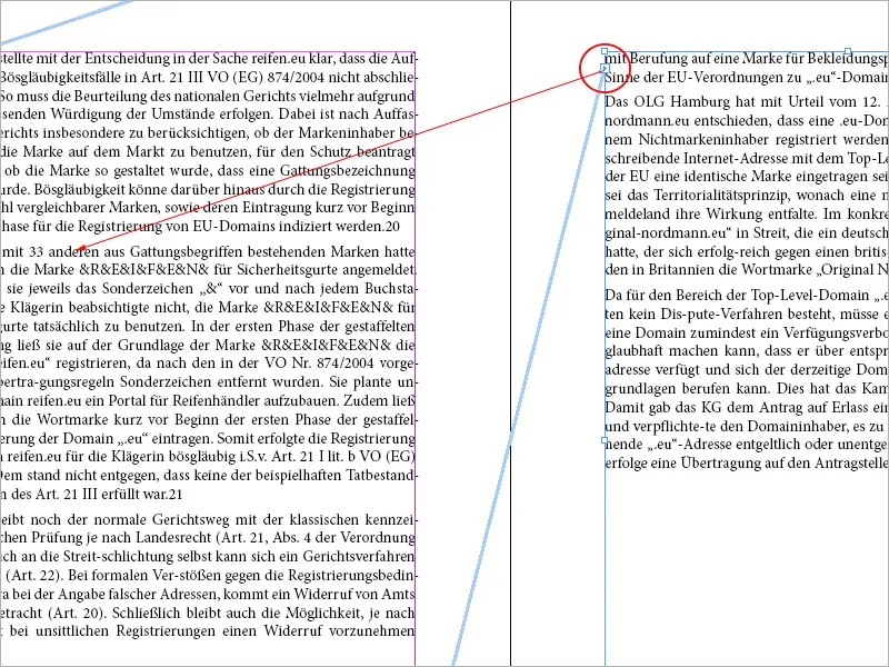 Texte erfassen in InDesign