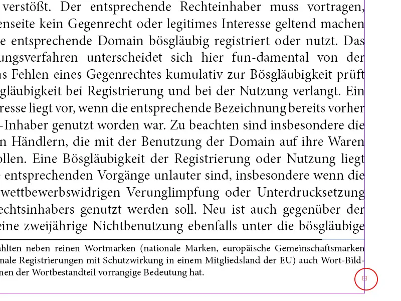 Texte erfassen in InDesign