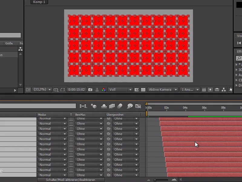 Tips dan trik untuk animasi di After Effects: Merancang animasi secara berurutan.