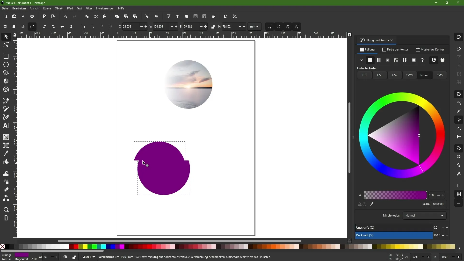 Maskers en uitsnijpaden effectief gebruiken in Inkscape