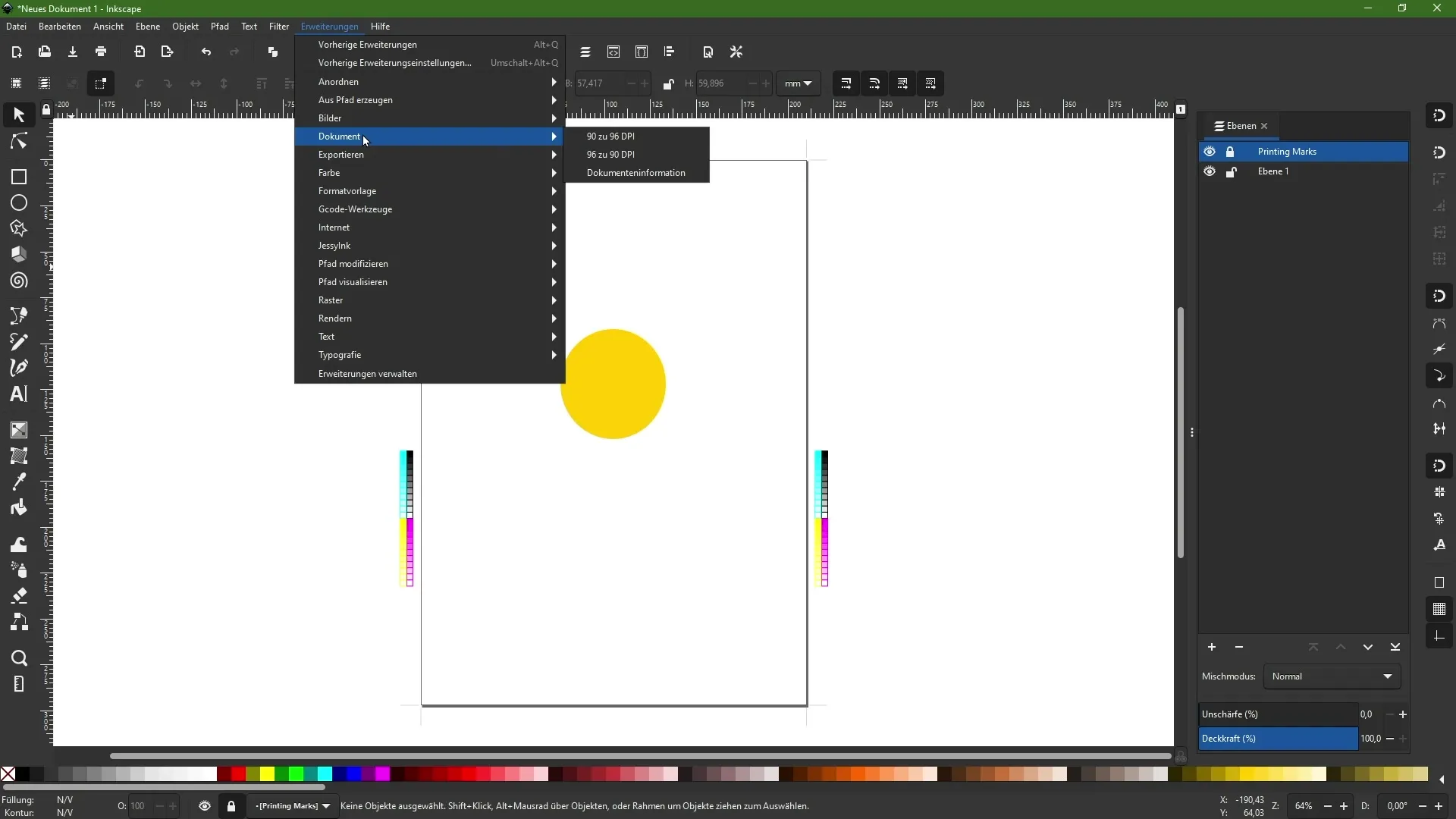 Discover the extended features in Inkscape