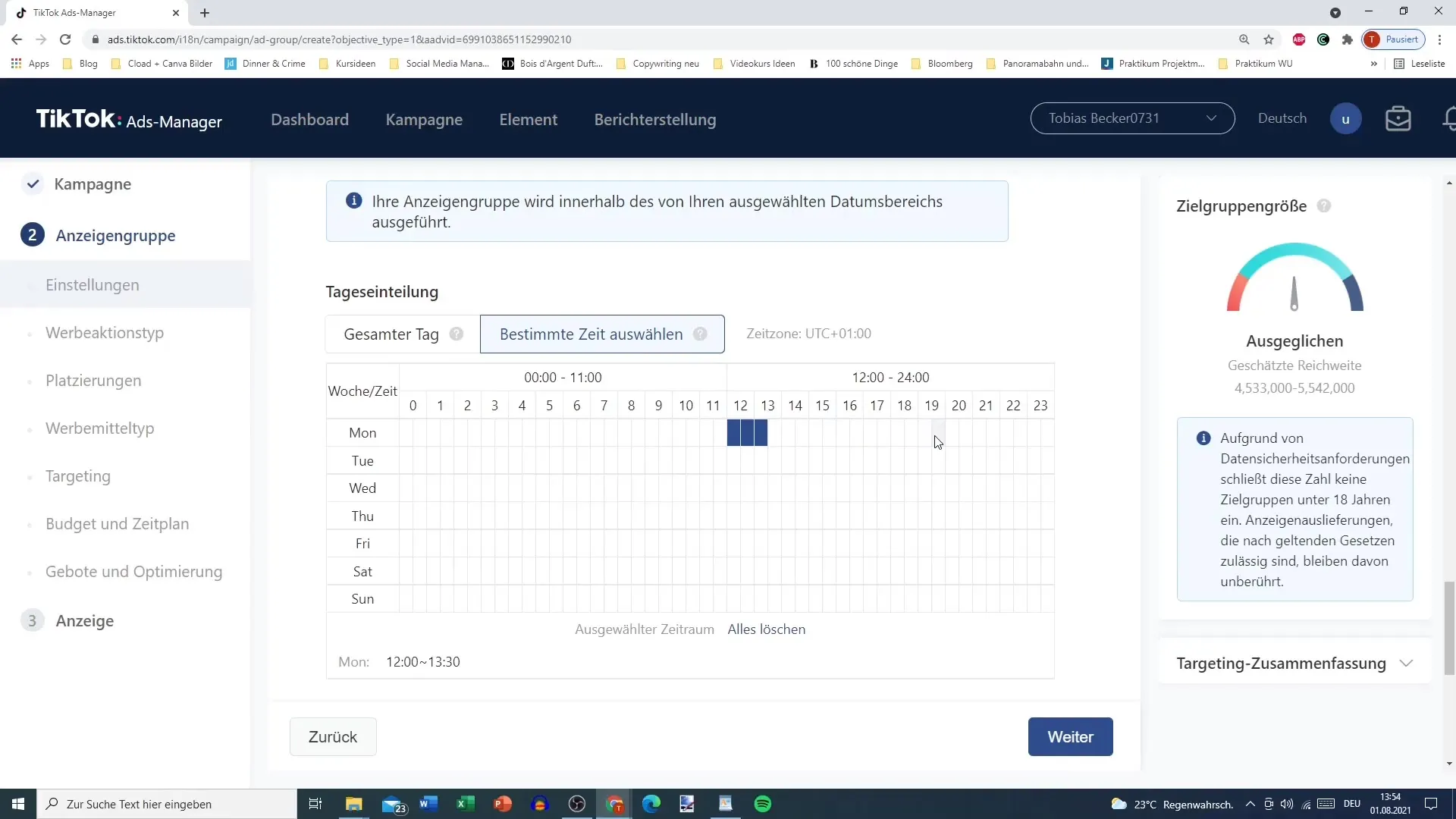 Effektive Budget- und Zeitplanung im TikTok Ads-Manager