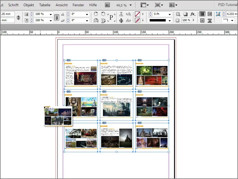 Porady i sztuczki dotyczące programu Adobe InDesign: Umieszczenie wielu stron pliku PDF lub pliku InDesign jako wydruk kontaktowy. Porady & Wskazówki dotyczące programu Adobe InDesign: Umieść kilka stron pliku PDF lub pliku InDesign jako korektę kontakową.