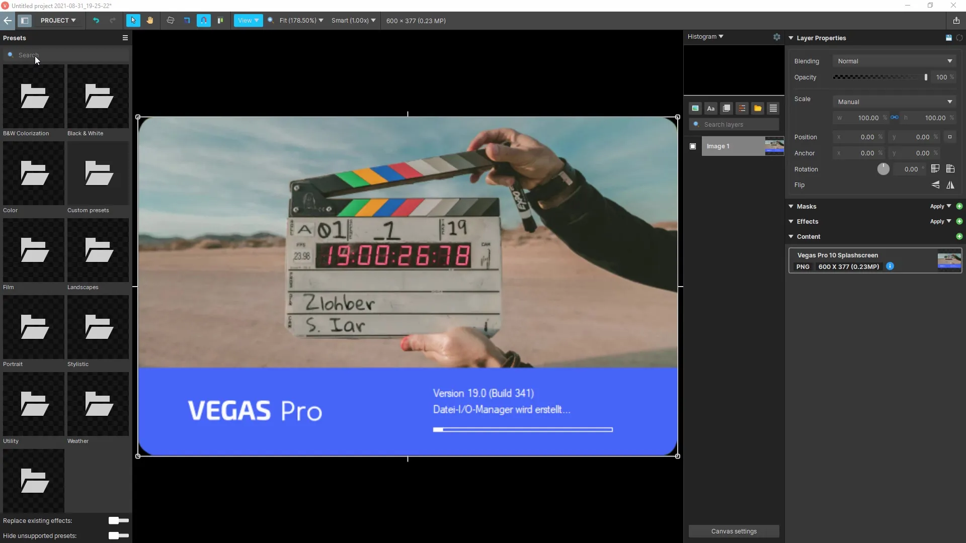 VEGAS Image : Le puissant logiciel de retouche d'images pour miniatures