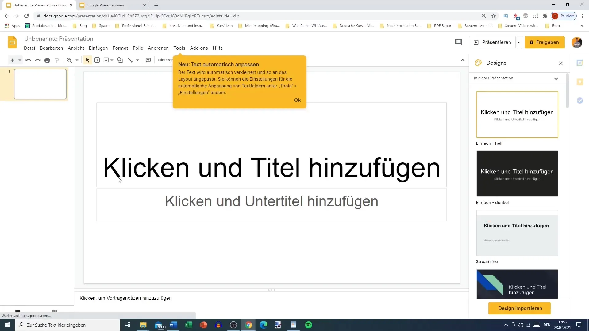 Google Slides effektiv nutzen – Eine Anleitung