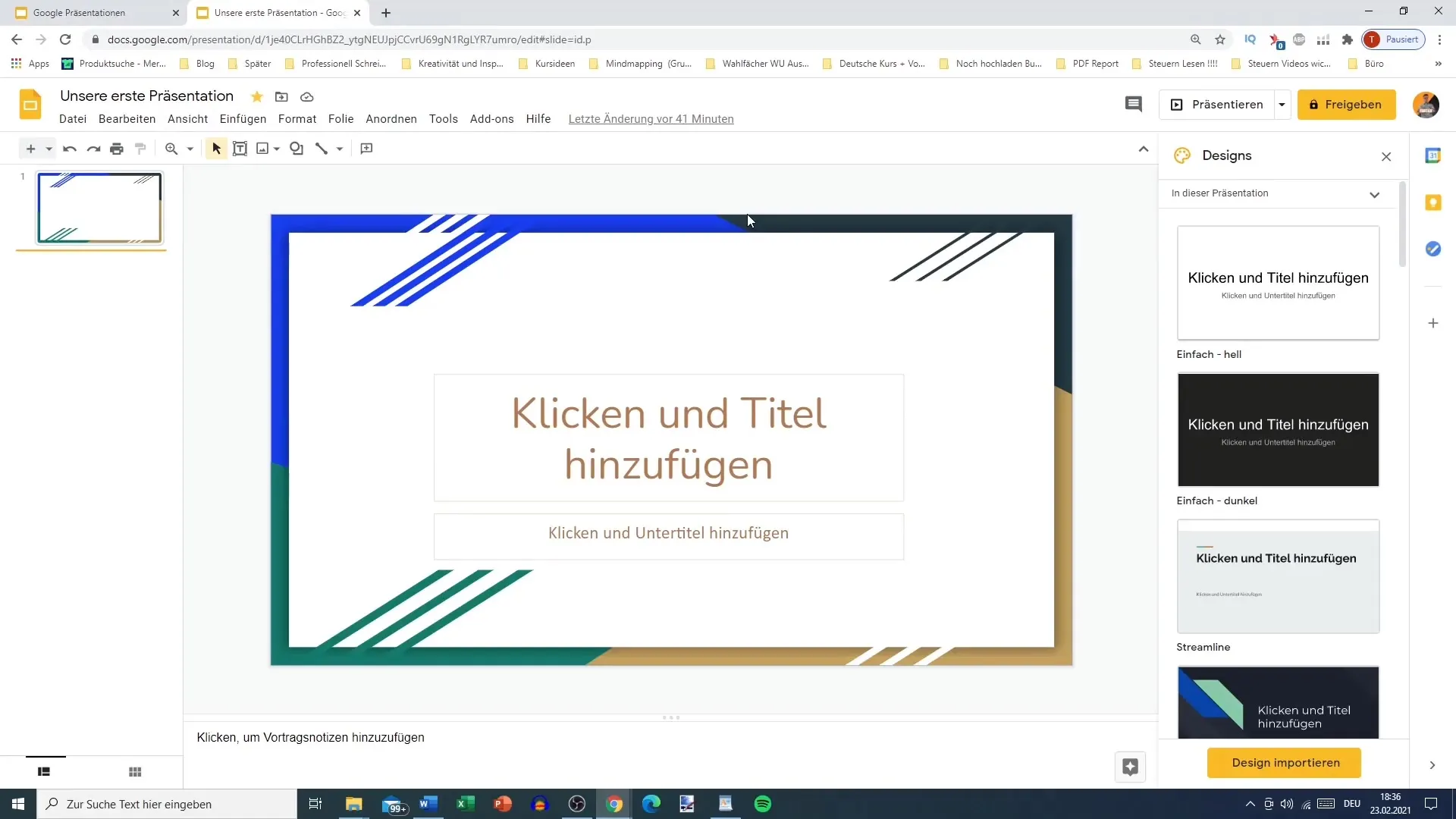 Memanfaatkan template desain Google Slides terbaik secara efektif