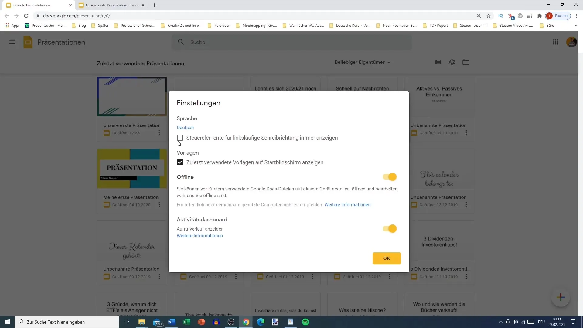 Die besten Google Slides Design-Vorlagen effektiv nutzen