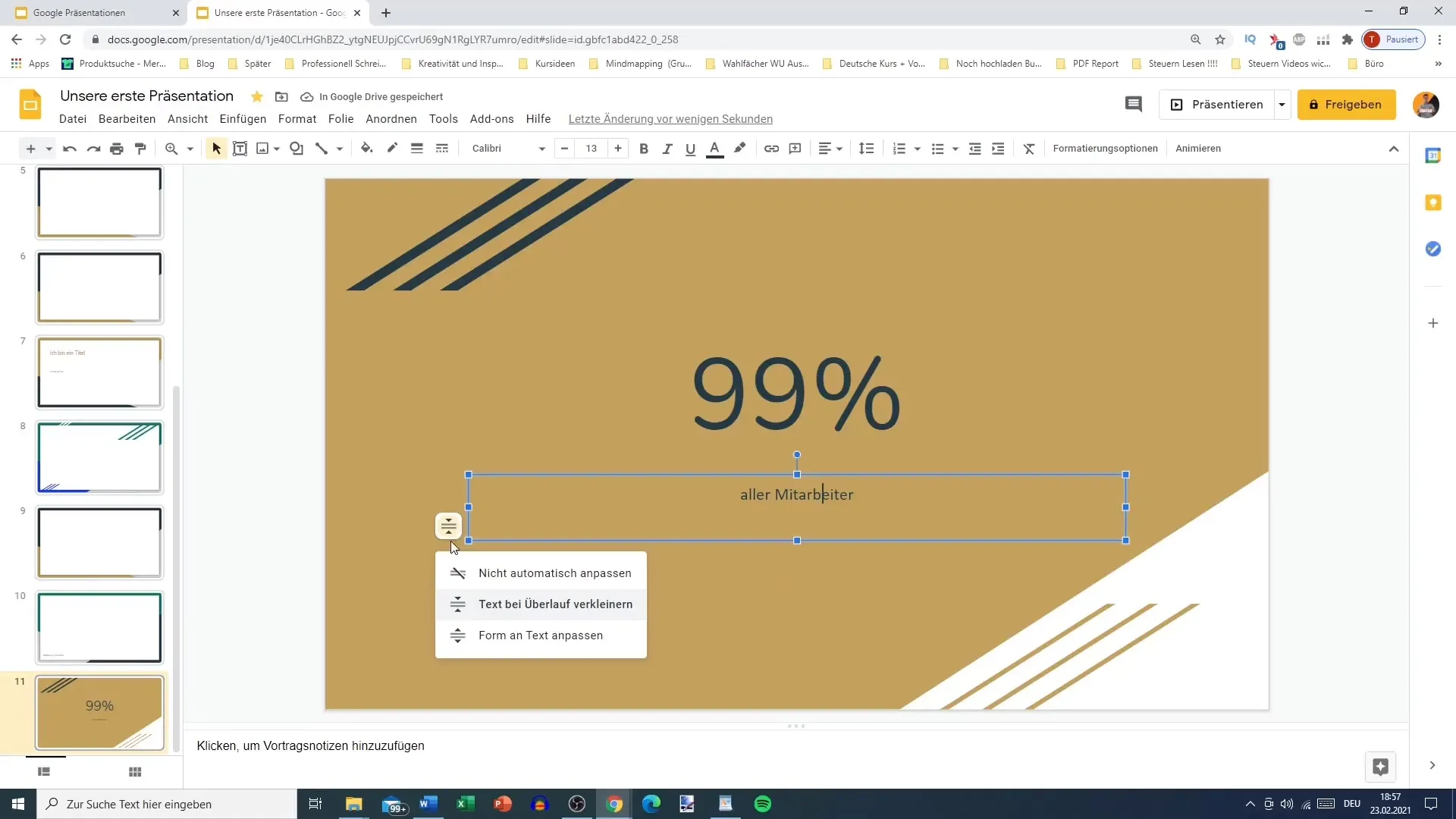 Desain Folio Efektif di Google Slides