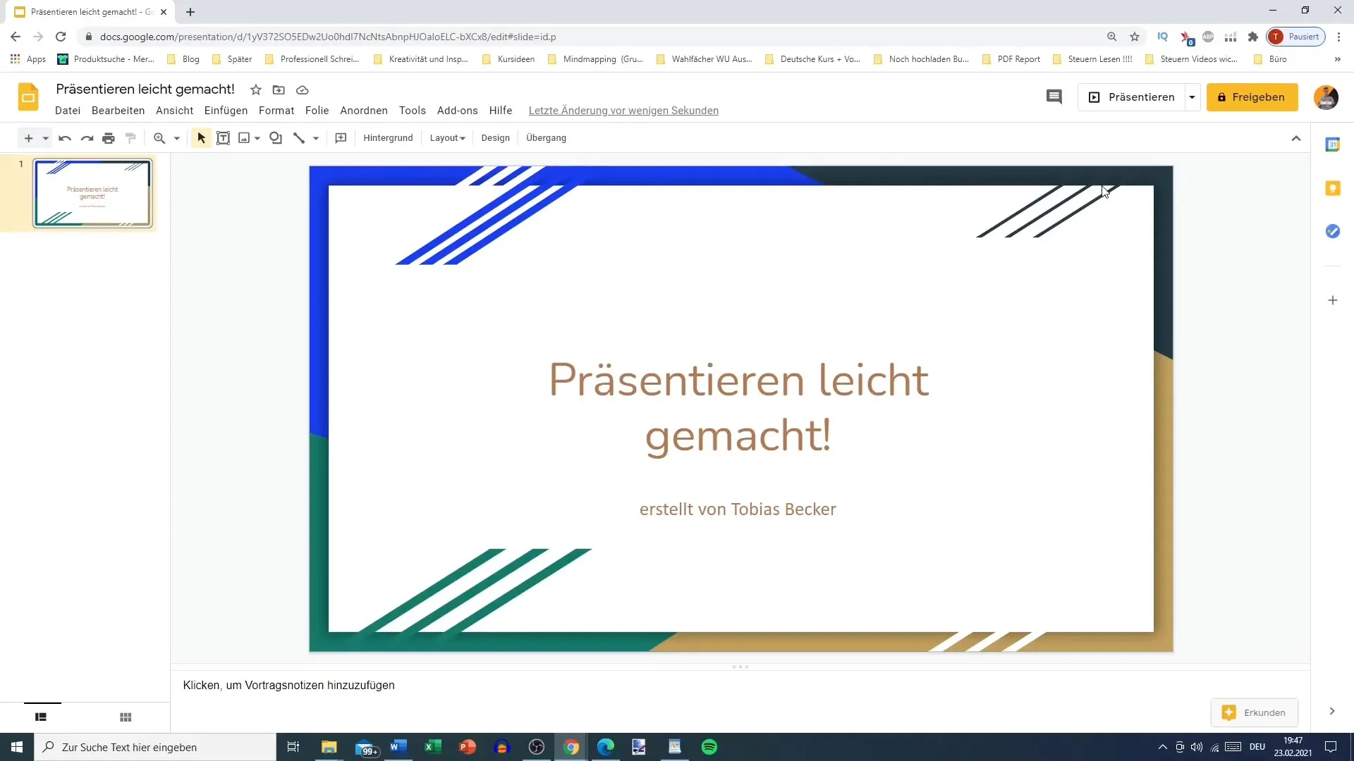 Google Slides: Folienoptionen einfach nutzen