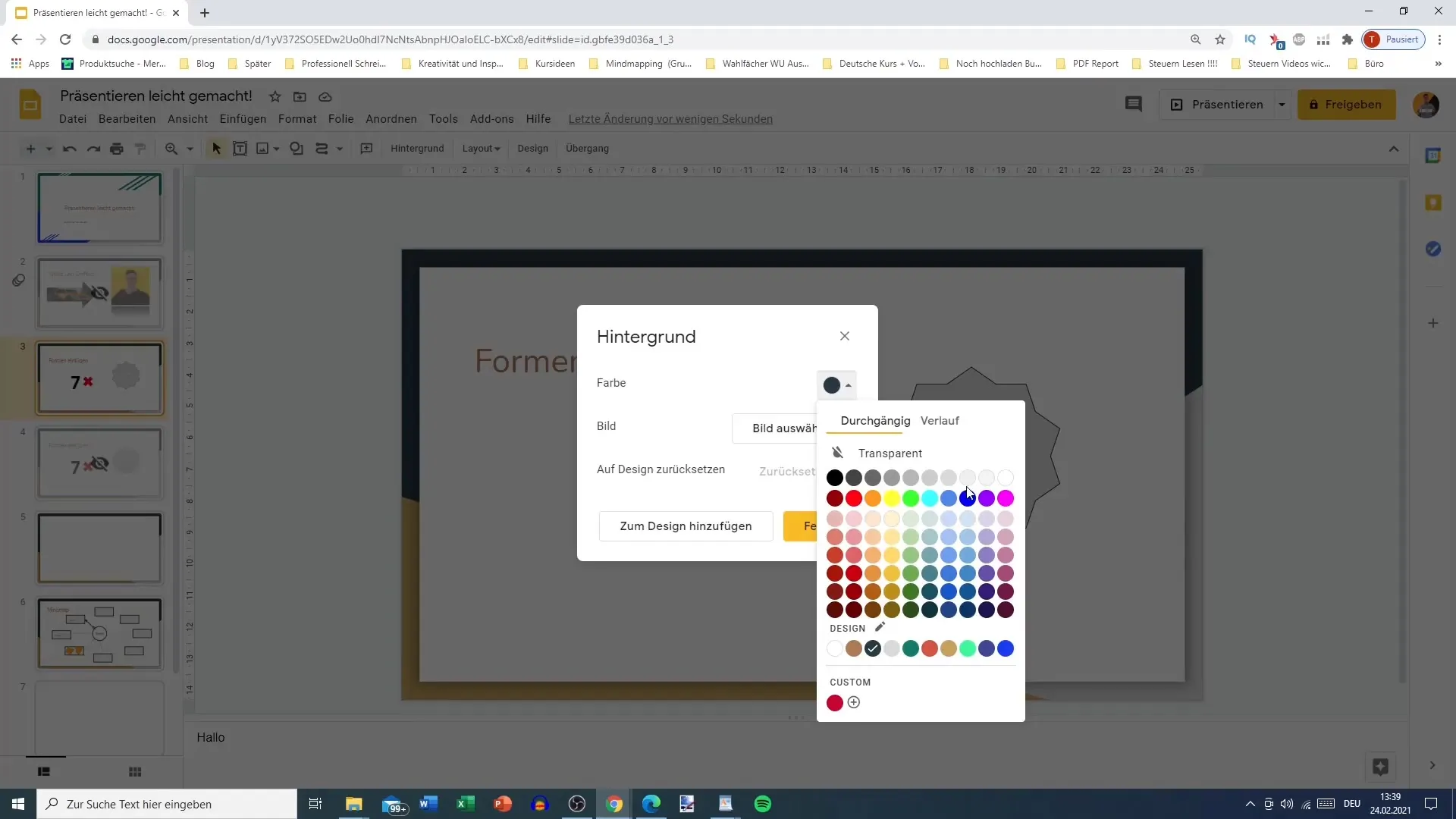 Améliore tes compétences en Google Slides en explorant les options de diapositives