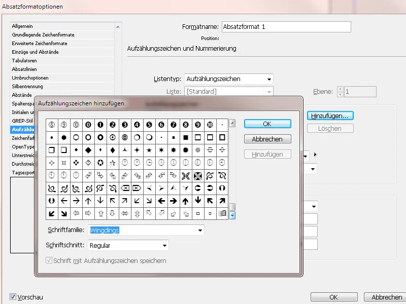 Mit Absatzformaten arbeiten in InDesign