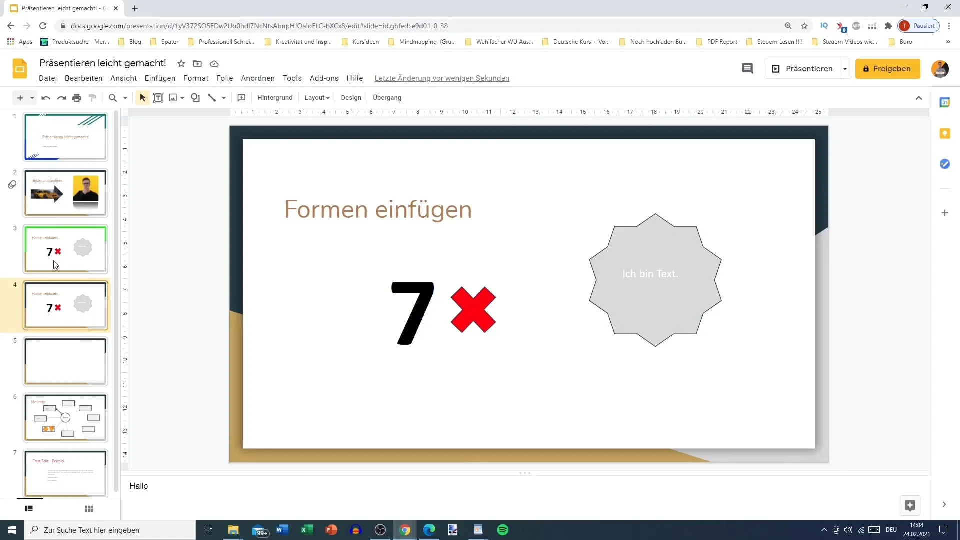 Design creative slide transitions in Google Slides