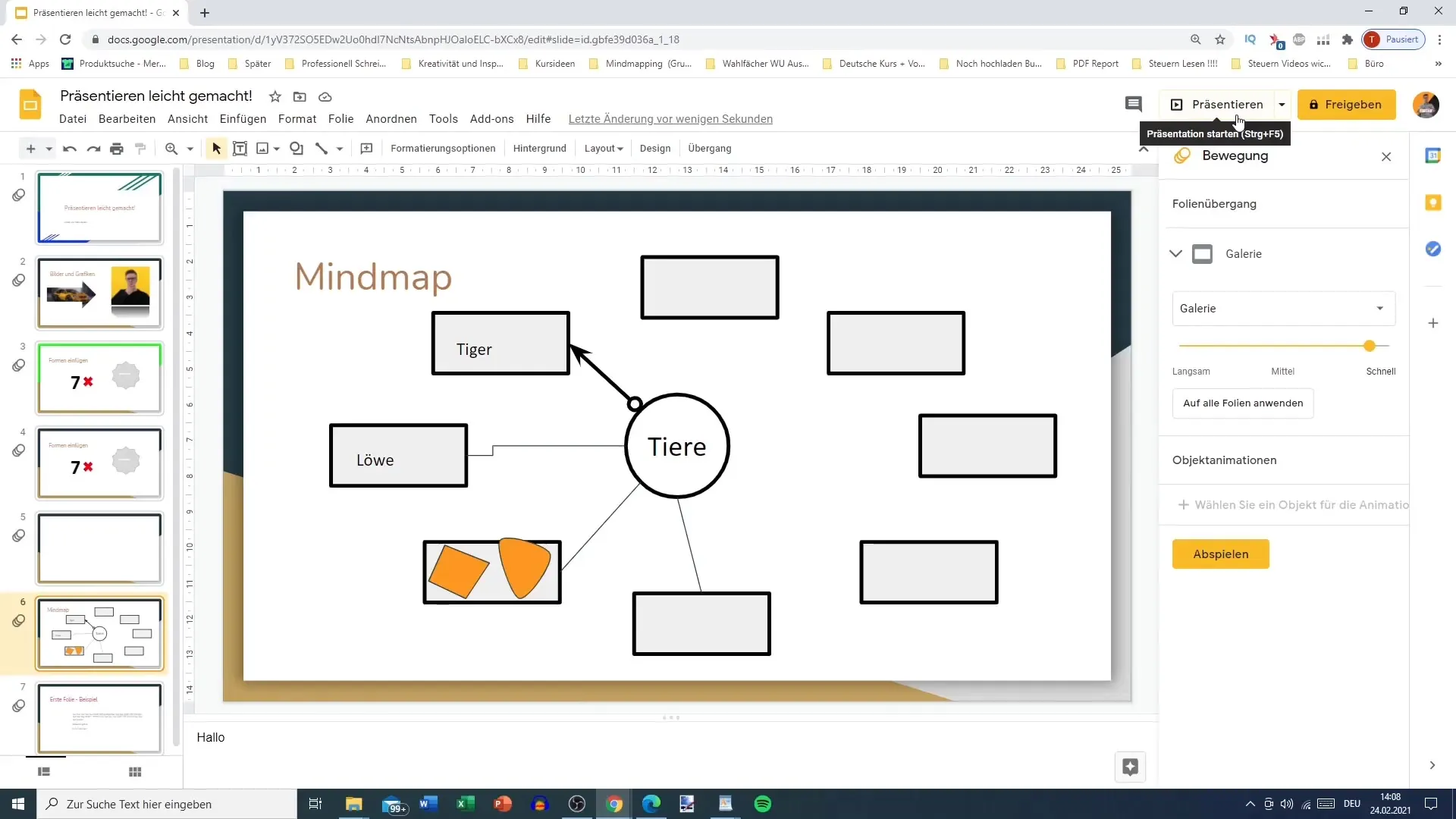 Créez des transitions de diapositives créatives dans Google Slides