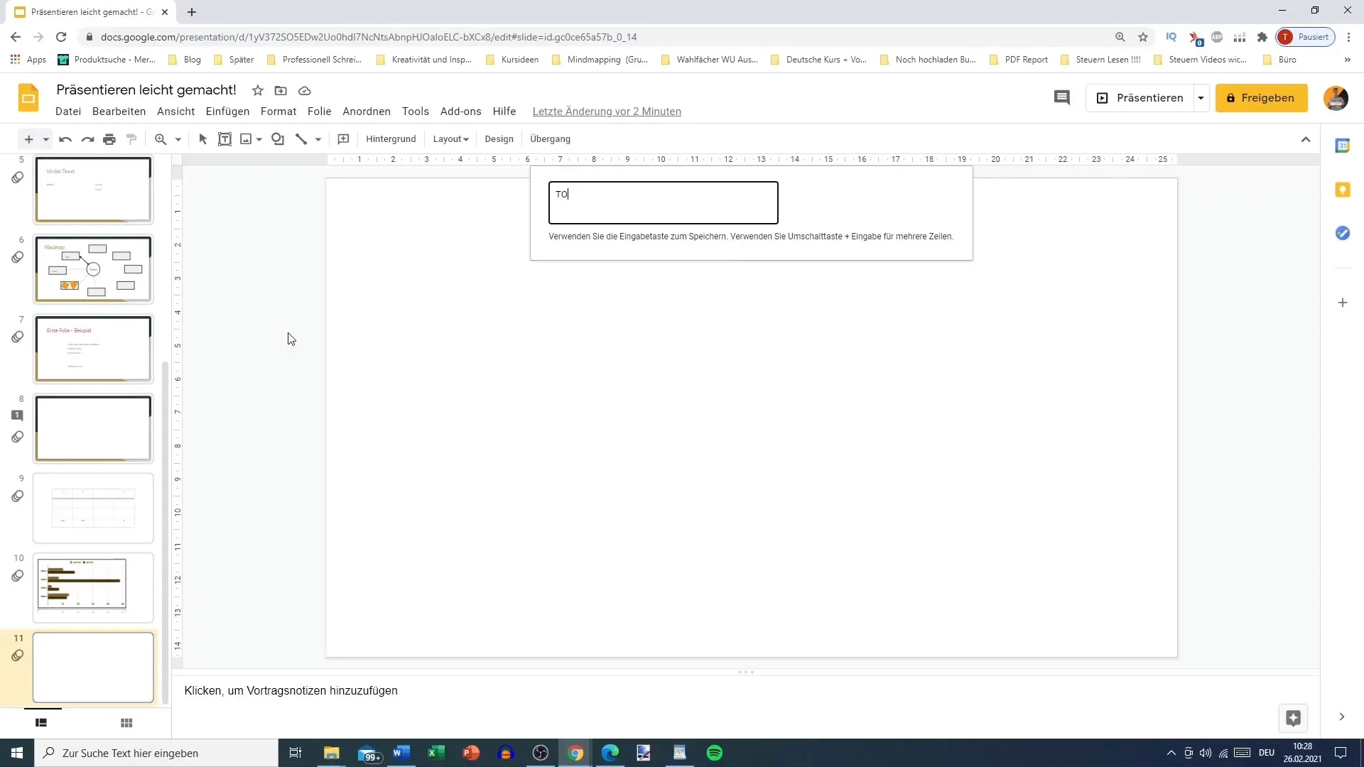 Menggunakan WordArt di Google Slides - mudah disesuaikan dan dihias