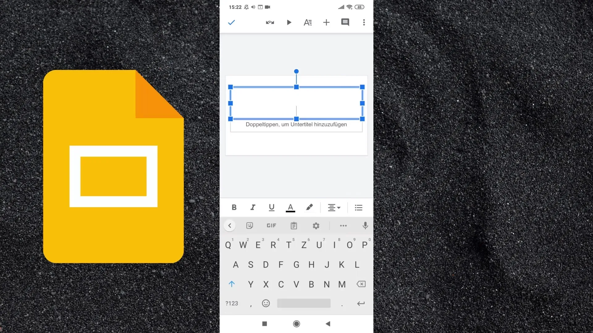 Google Slides Application Smartphone: Présentez si simplement