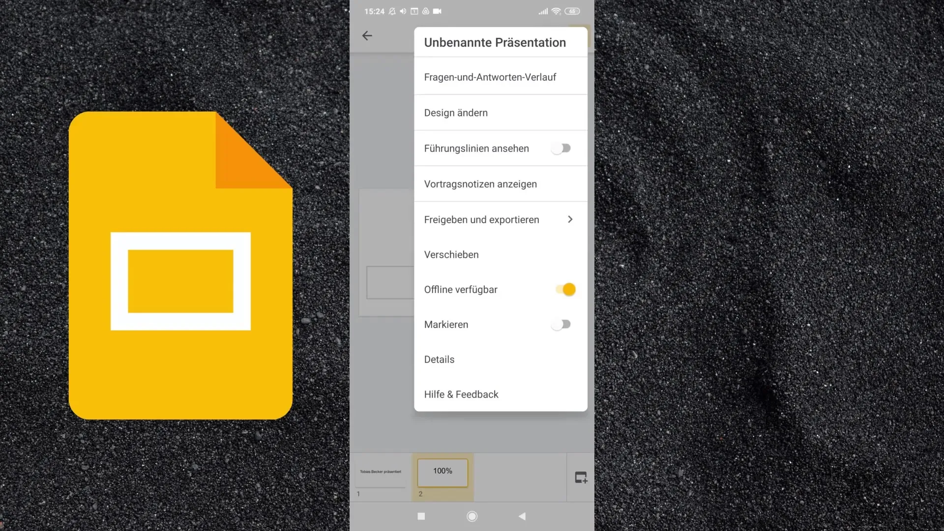 Application mobile Google Slides : Présentez si simplement