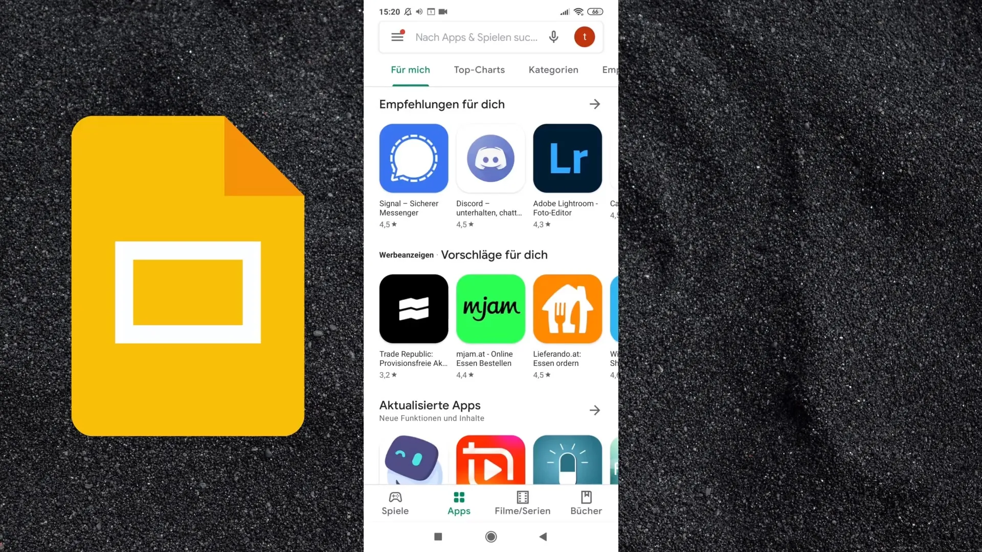 Application Google Slides sur smartphone : c'est ainsi que tu présentes facilement