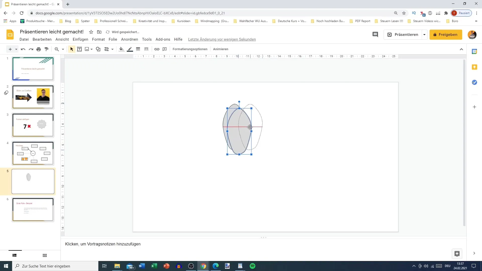 Mindmap maken in Google Slides voor beginners