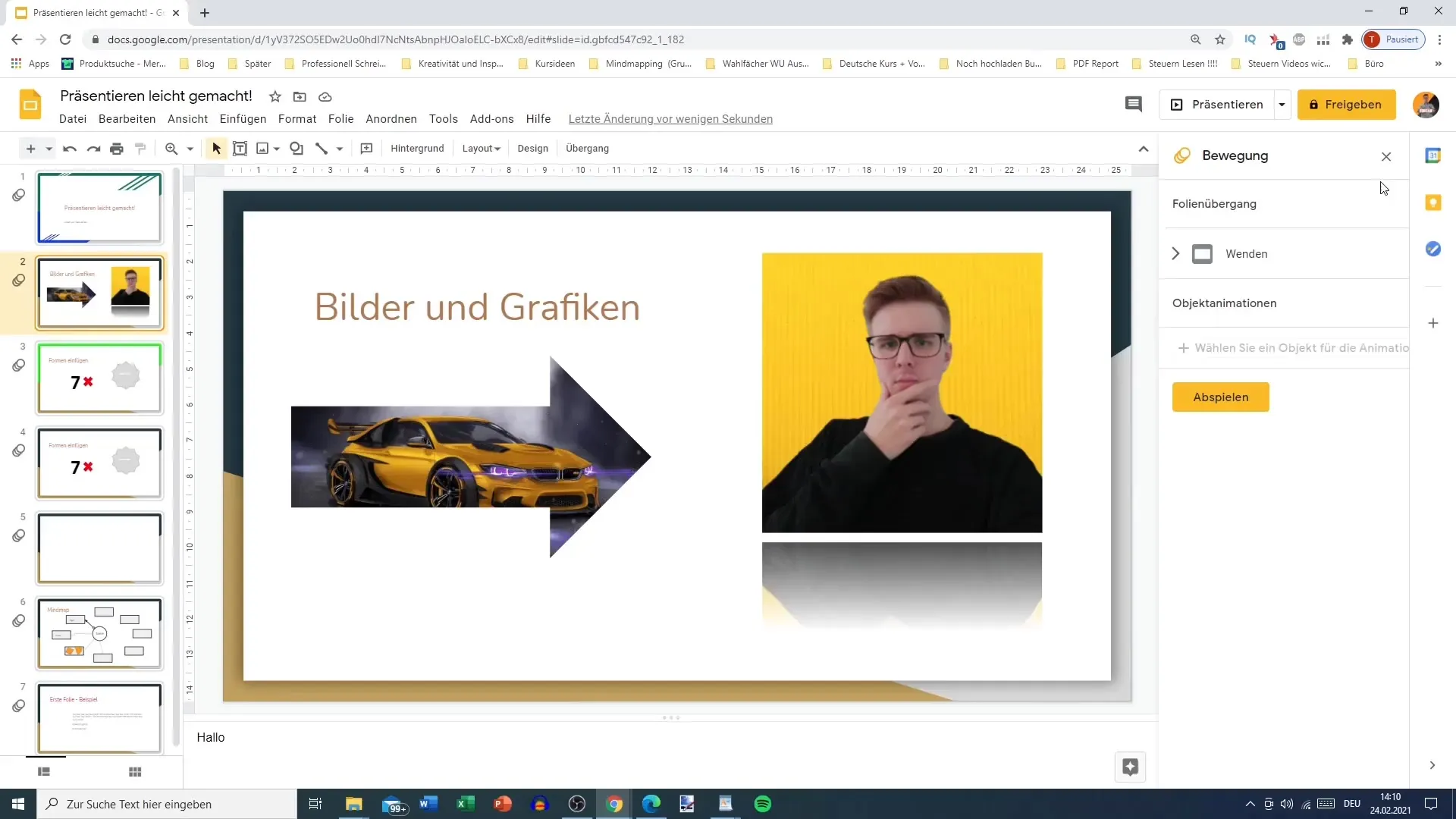 Use animations effectively in Google Slides