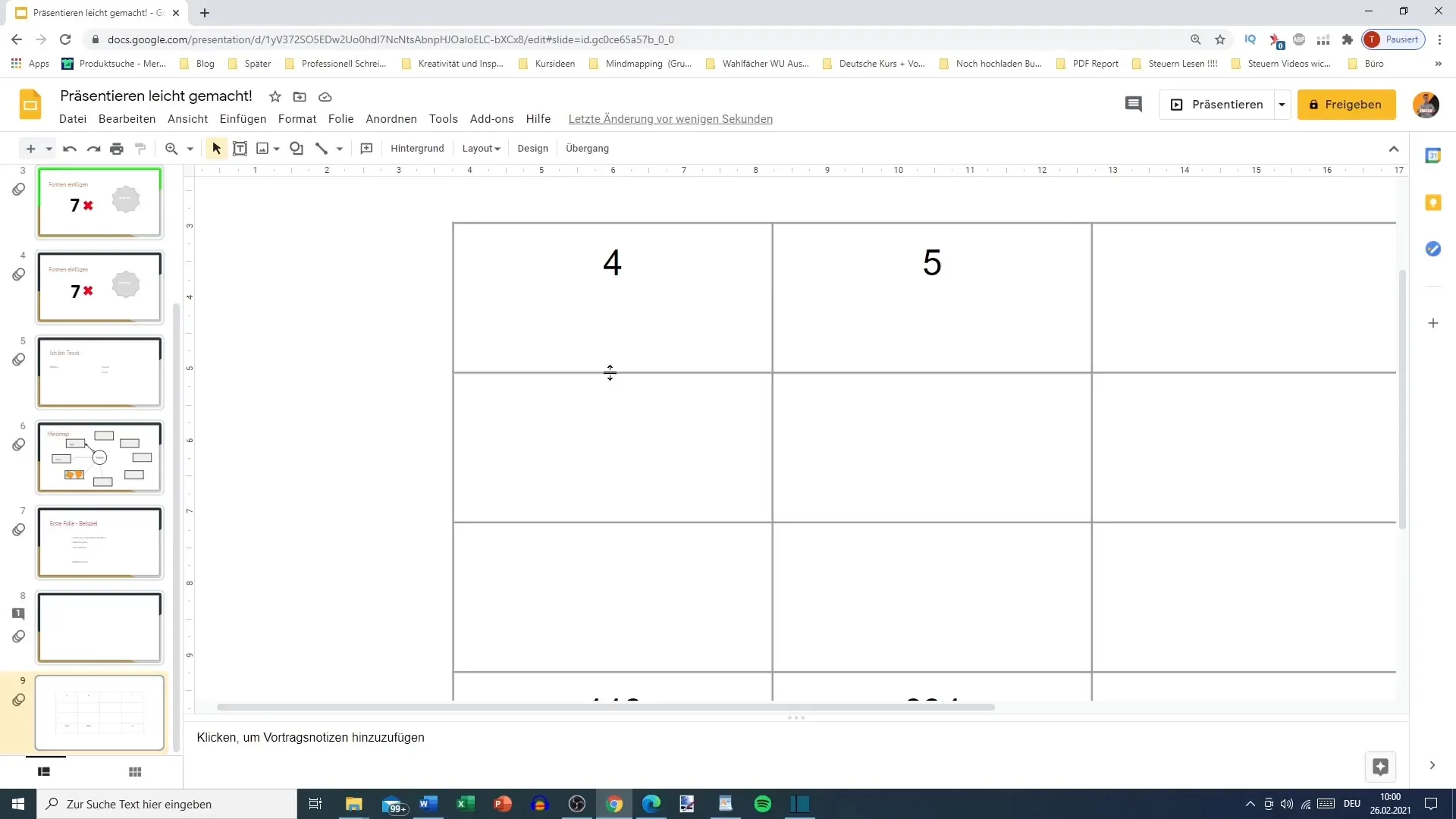 Mise en forme des tableaux dans Google Slides - Comment formater efficacement vos tableaux