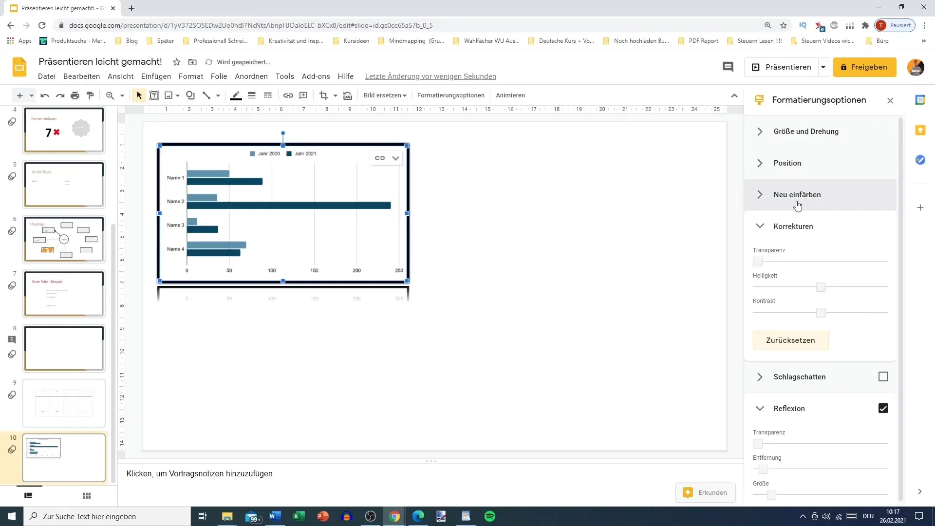 Memasukkan diagram dari Google Sheets ke Google Slides - Panduan lengkap