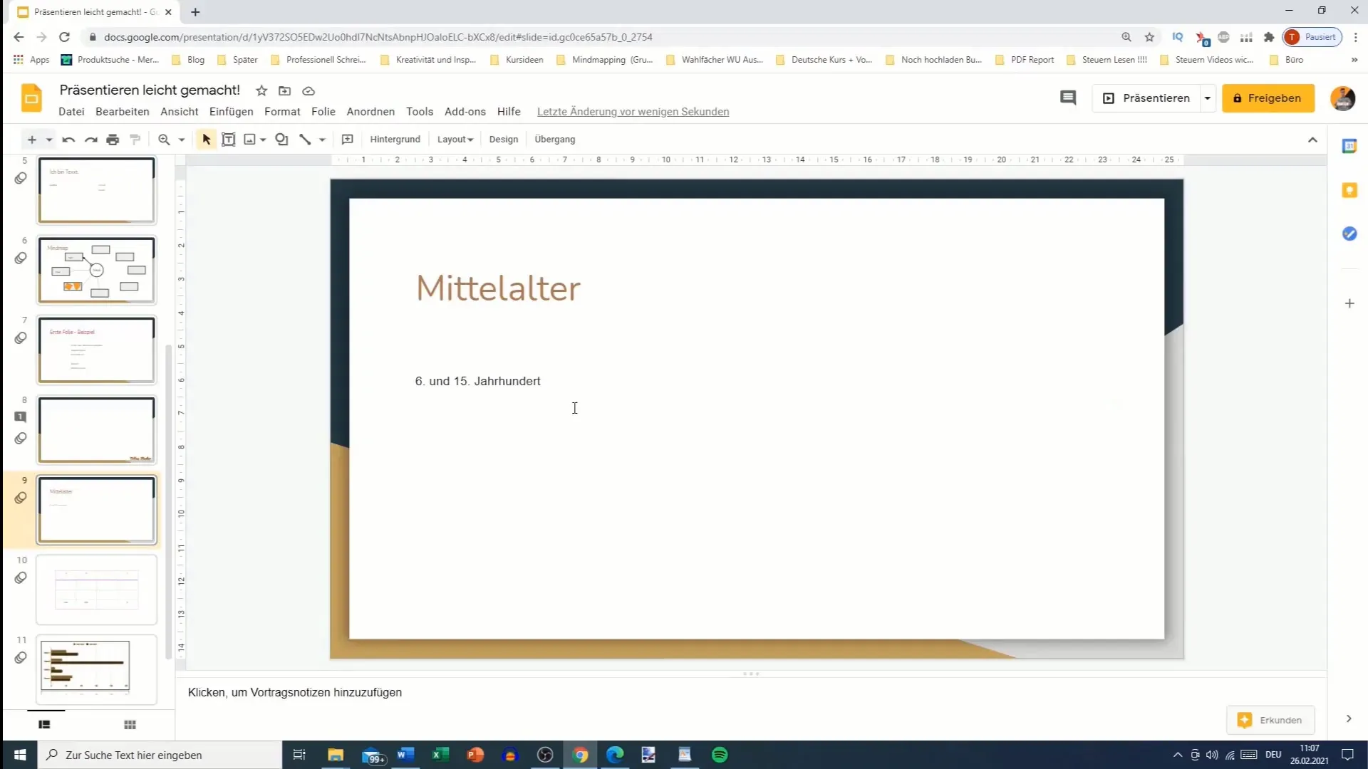 Weiterführende Einstellungen in Google Slides für effizientere Präsentationen