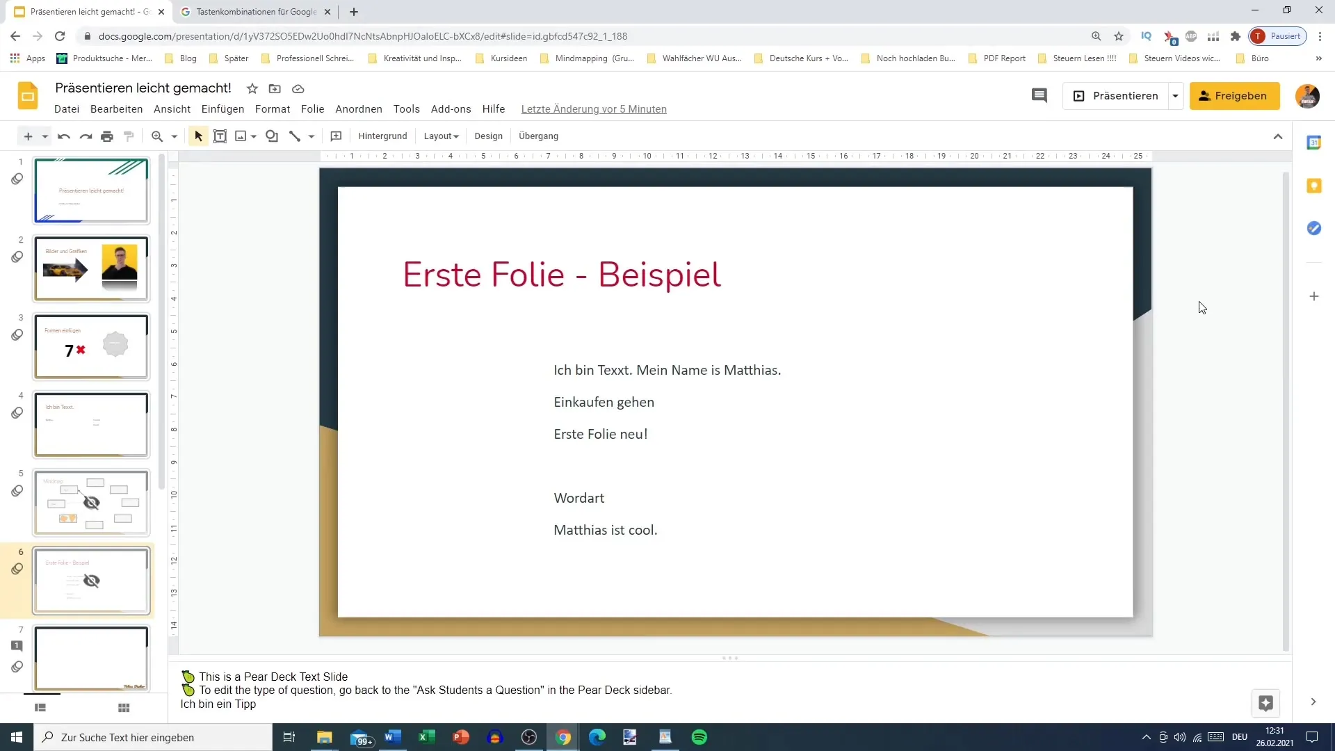 Perintah keyboard terbaik untuk Google Slides