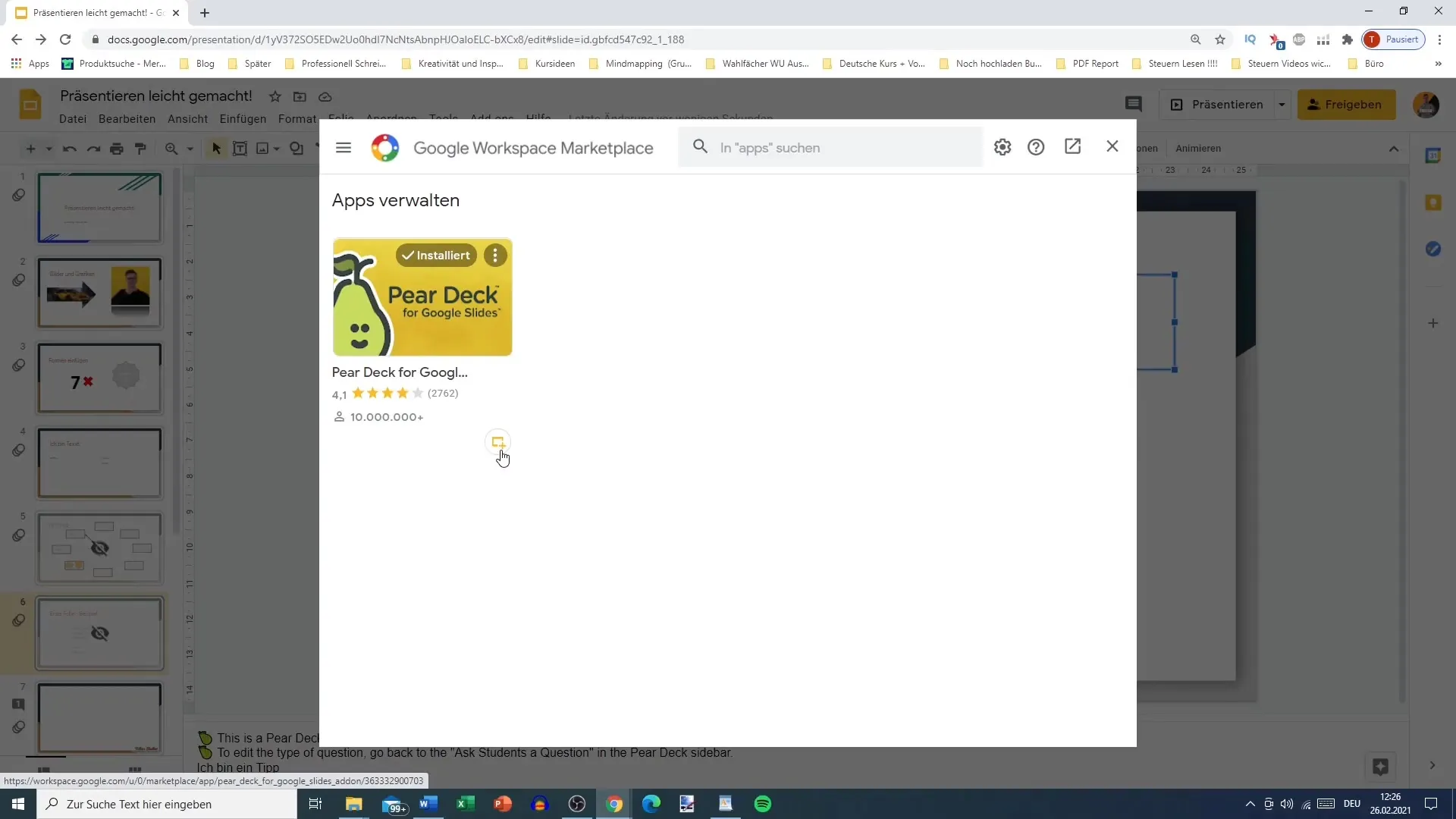 Extensions Google Slides - Utiliser idées et fonctionnalités de manière optimale