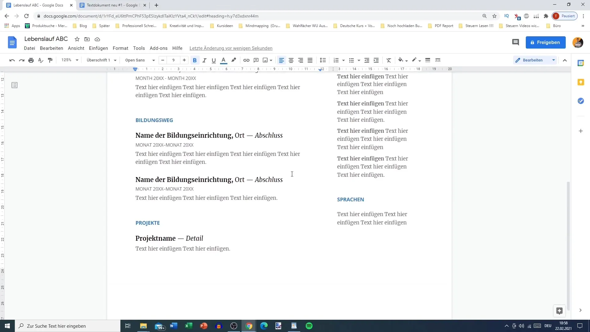 Memanfaatkan template secara efisien di Google Docs