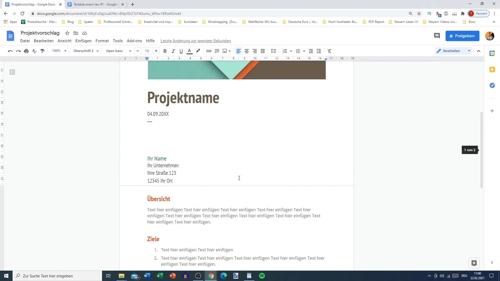 Utiliser efficacement les modèles dans Google Docs