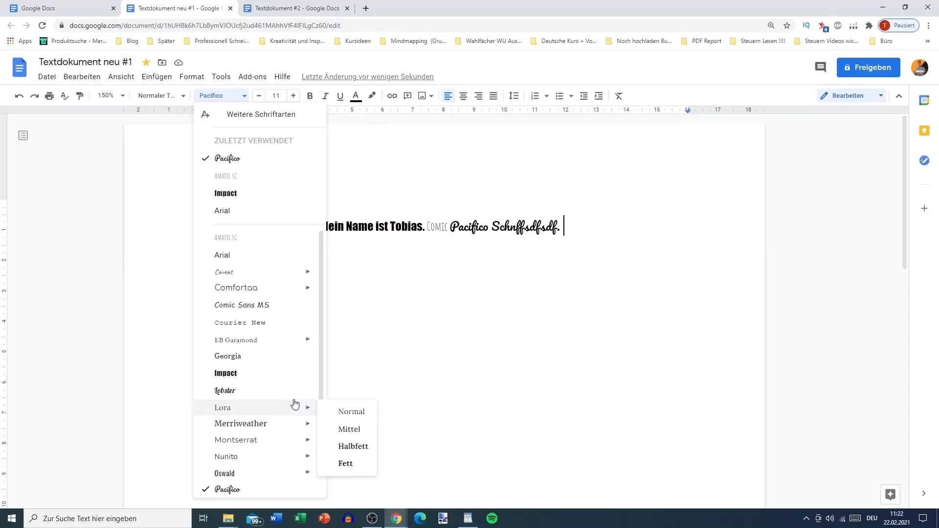 Menguasai font dan format teks di Google Docs