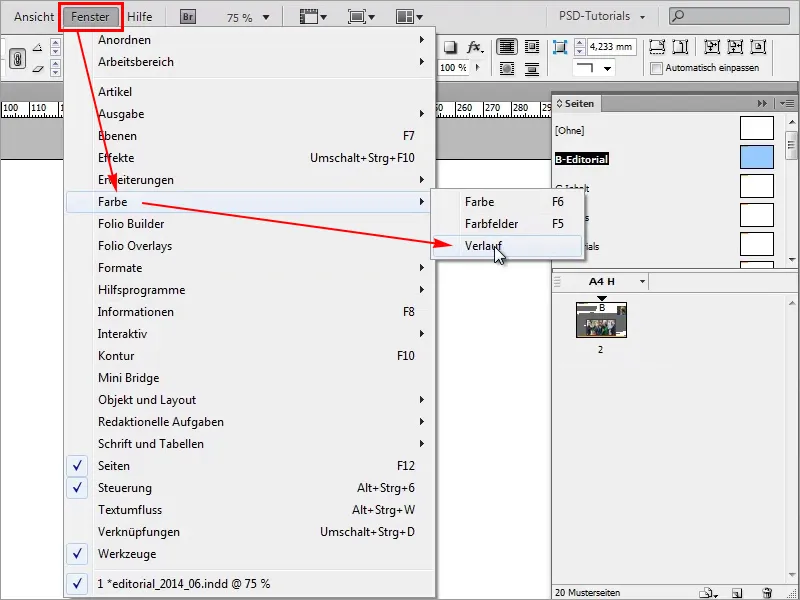 Adobe InDesignのヒント&トリック:グラデーションを使用して作業時間を節約する(例:ドイツの国旗) Adobe InDesignのヒント&トリック:グラデーションを使用して作業を大幅に短縮する(例: ドイツの国旗)