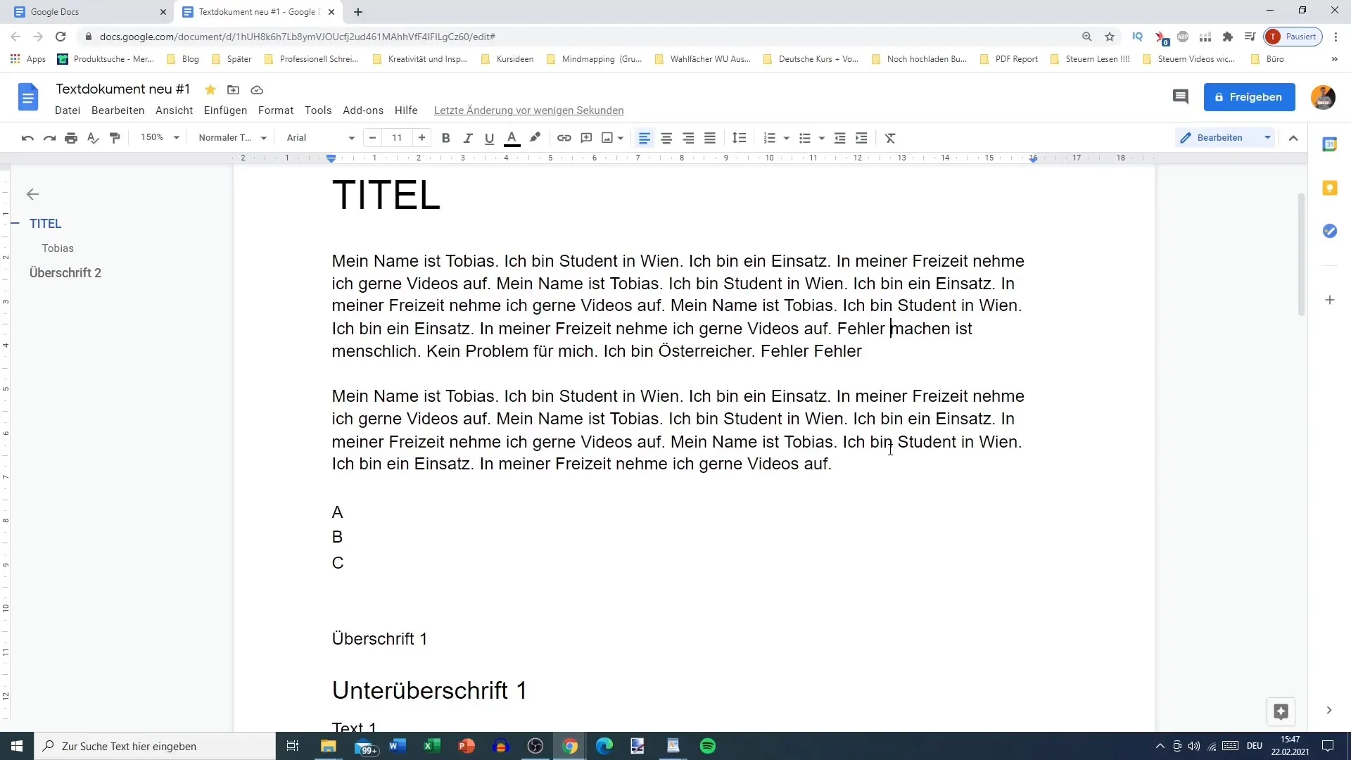 Stavekontroll i Google Docs: Oppdage og rette feil