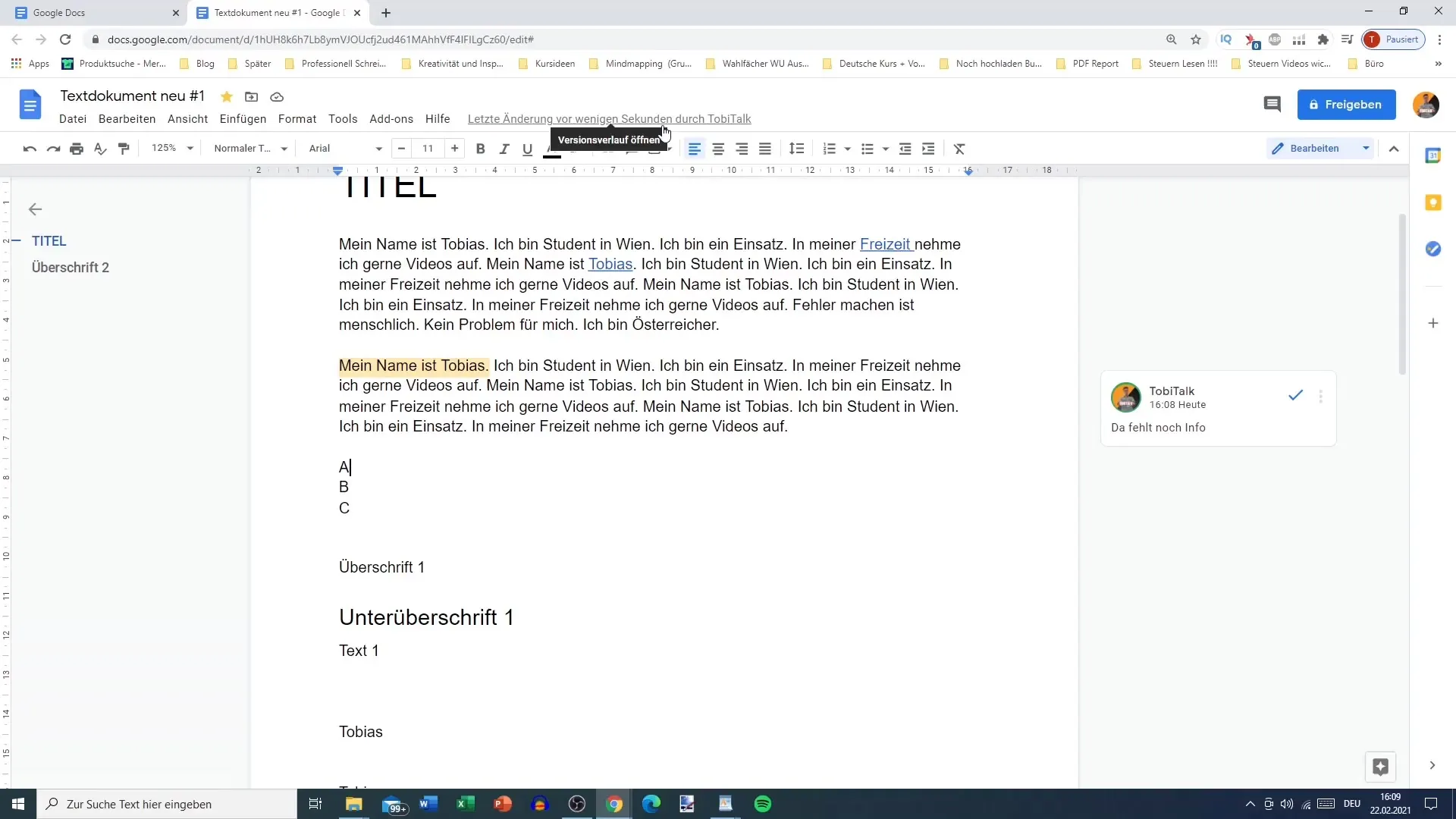 Begini cara menambahkan komentar di Google Docs