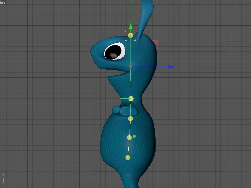 Novidades no Release 13 - Rigging de um alien com um modelo de personagem