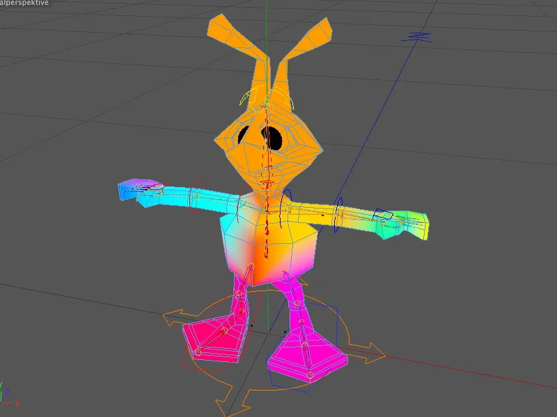 New in Release 13 - Rigging an alien with a character template