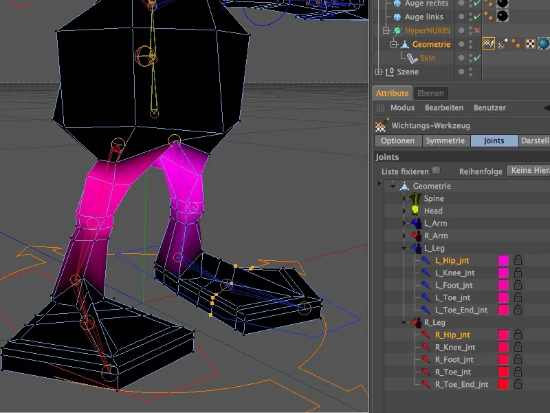 Novidade no Release 13 - Rigging de um alienígena com um modelo de personagem