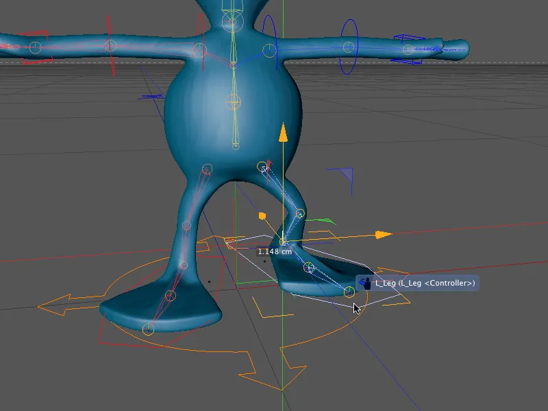 Novo no Release 13 - Rigging de um alien com um modelo de personagem